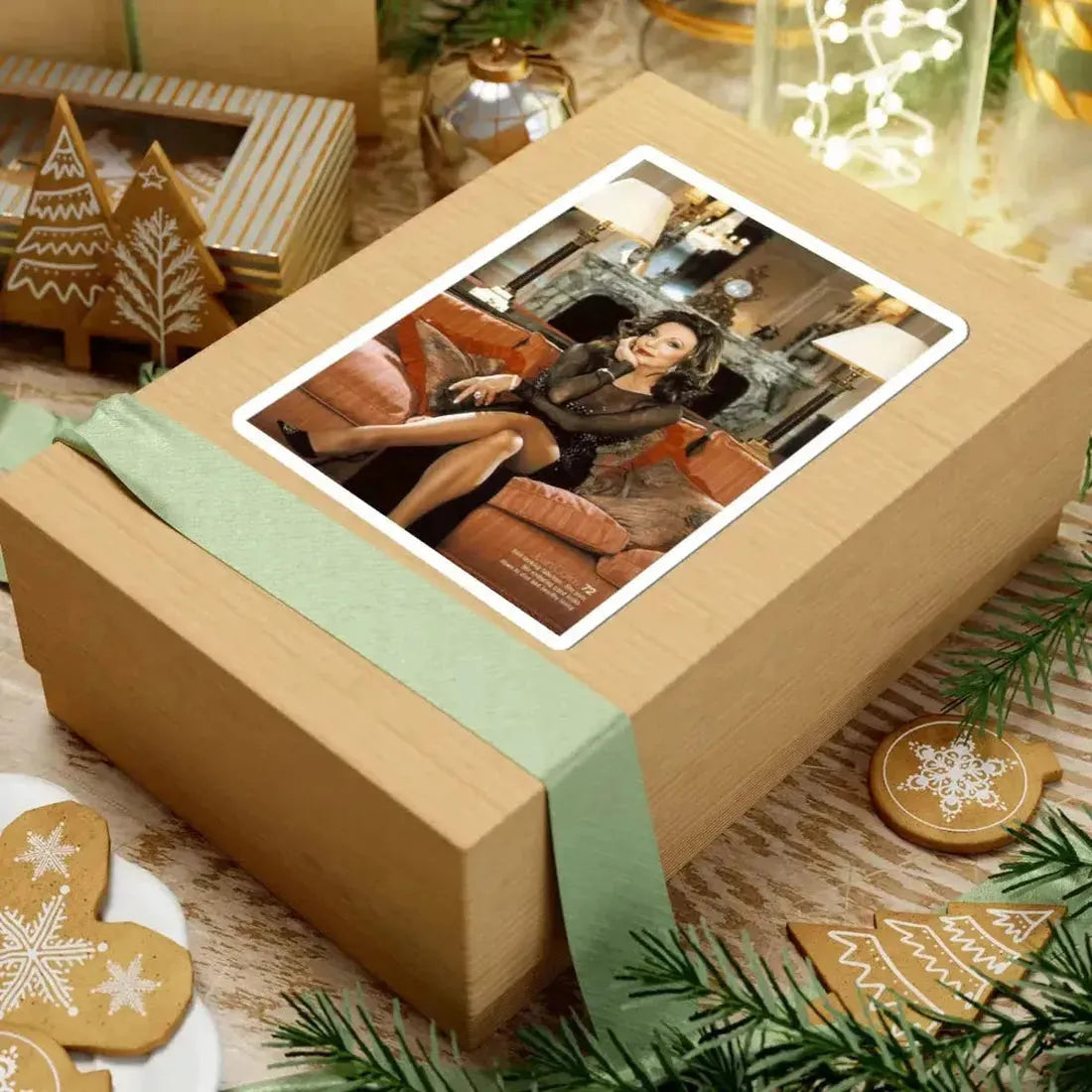 Joan Collins #625 (Vintage Female Icon) STICKER Vinyl Kiss-Cut Decal - The Sticker Space