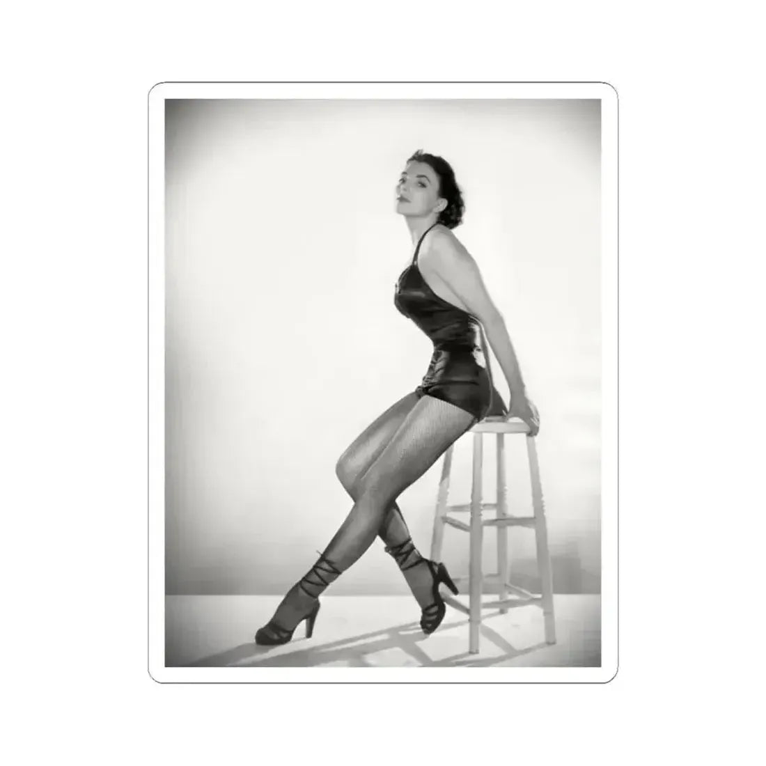 Joan Collins #629 (Vintage Female Icon) STICKER Vinyl Kiss-Cut Decal 2 Inch White - The Sticker Space