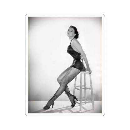 Joan Collins #629 (Vintage Female Icon) STICKER Vinyl Kiss-Cut Decal 3 Inch White - The Sticker Space