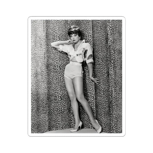 Joan Collins #630 (Vintage Female Icon) STICKER Vinyl Kiss-Cut Decal 2 Inch White - The Sticker Space