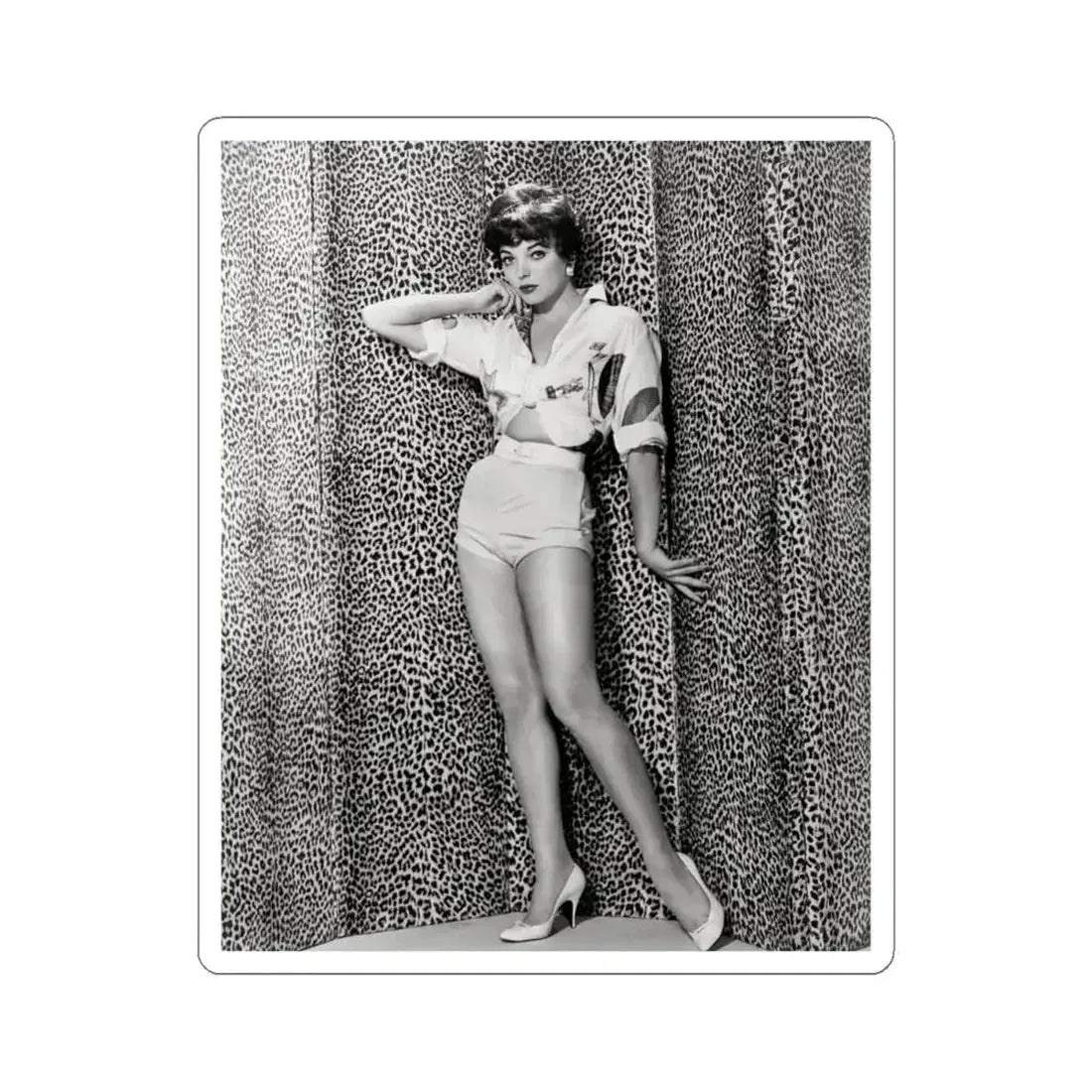 Joan Collins #630 (Vintage Female Icon) STICKER Vinyl Kiss-Cut Decal 4 Inch White - The Sticker Space