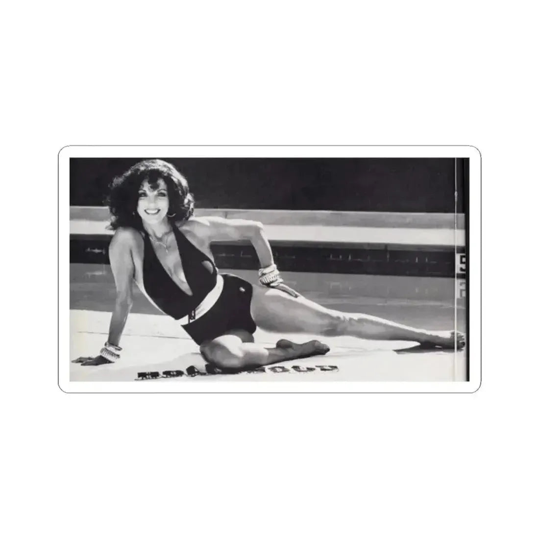 Joan Collins #636 (Vintage Female Icon) STICKER Vinyl Kiss-Cut Decal 2 Inch White - The Sticker Space