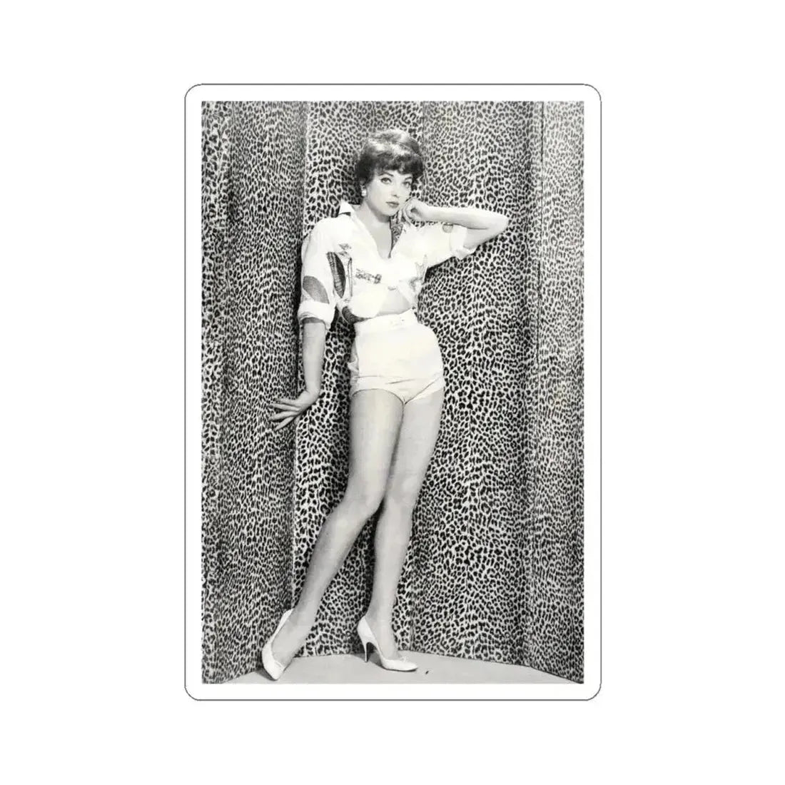 Joan Collins #637 (Vintage Female Icon) STICKER Vinyl Kiss-Cut Decal 4 Inch White - The Sticker Space