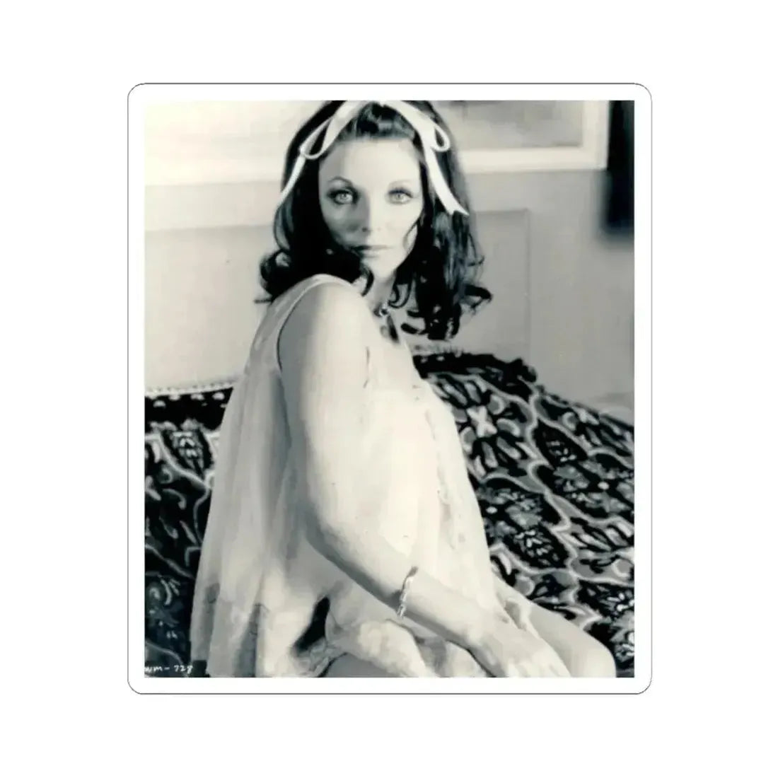 Joan Collins #644 (Vintage Female Icon) STICKER Vinyl Kiss-Cut Decal 2 Inch White - The Sticker Space
