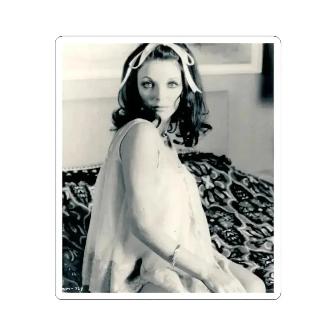 Joan Collins #644 (Vintage Female Icon) STICKER Vinyl Kiss-Cut Decal 4 Inch White - The Sticker Space