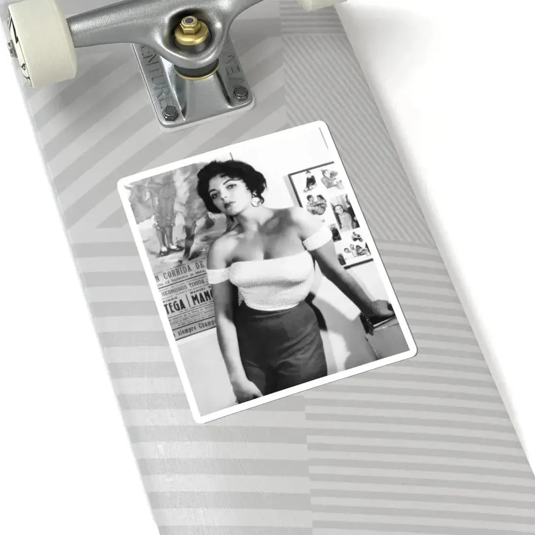 Joan Collins #654 (Vintage Female Icon) STICKER Vinyl Kiss-Cut Decal - The Sticker Space