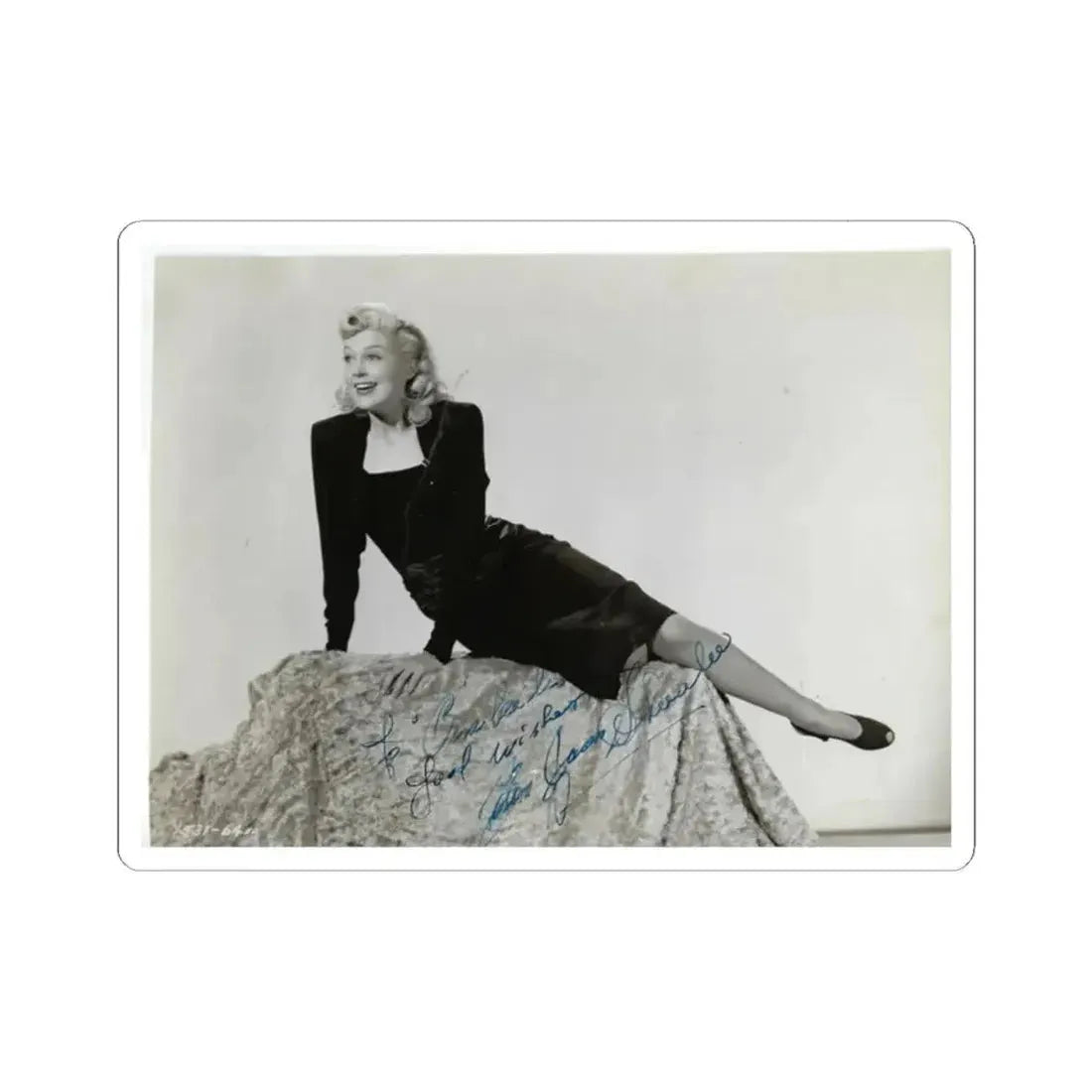 Joan Shawlee #04 (Vintage Female Icon) STICKER Vinyl Kiss-Cut Decal 2 Inch White - The Sticker Space