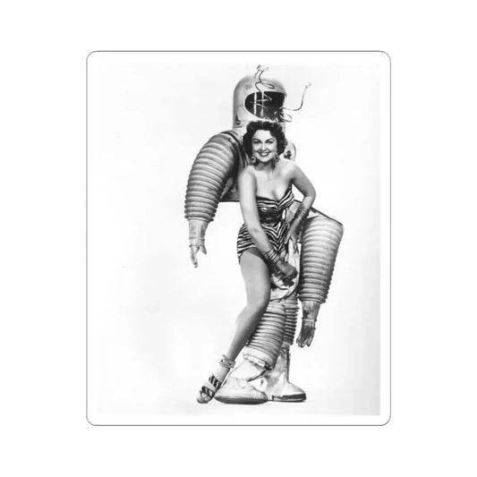 Joan Shawlee #13 (Vintage Female Icon) STICKER Vinyl Kiss-Cut Decal 2 Inch White - The Sticker Space