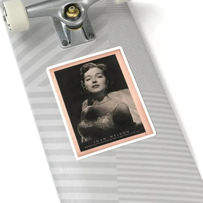 Joan Weldon #27 - 50's B&W 8.5x10.5 Era Mag. Glamour Photo (Vintage Female Icon) STICKER Vinyl Kiss-Cut Decal - The Sticker Space