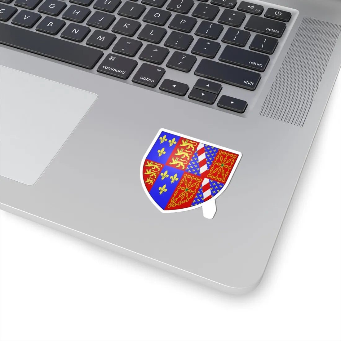 Joanna of Navarre Arms (England) (Coat of Arms) STICKER Vinyl Kiss-Cut Decal - The Sticker Space