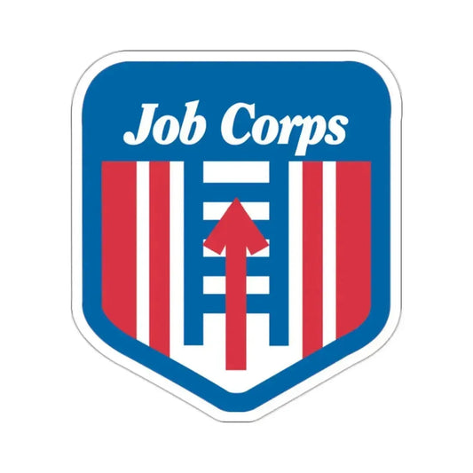 Job Corps - STICKER Vinyl Kiss-Cut Decal 2 Inch White - The Sticker Space