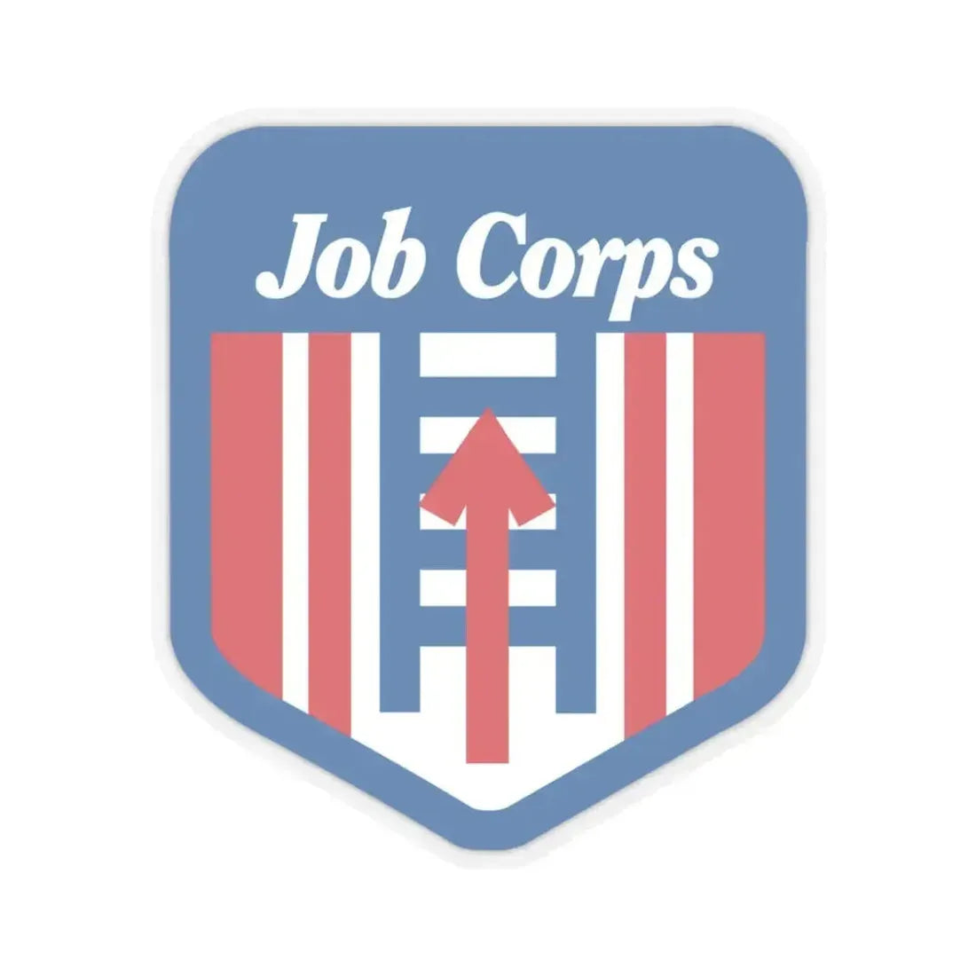 Job Corps - STICKER Vinyl Kiss-Cut Decal 3 Inch Transparent - The Sticker Space