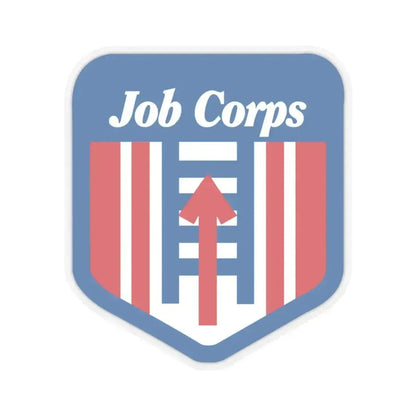 Job Corps - STICKER Vinyl Kiss-Cut Decal 3 Inch Transparent - The Sticker Space