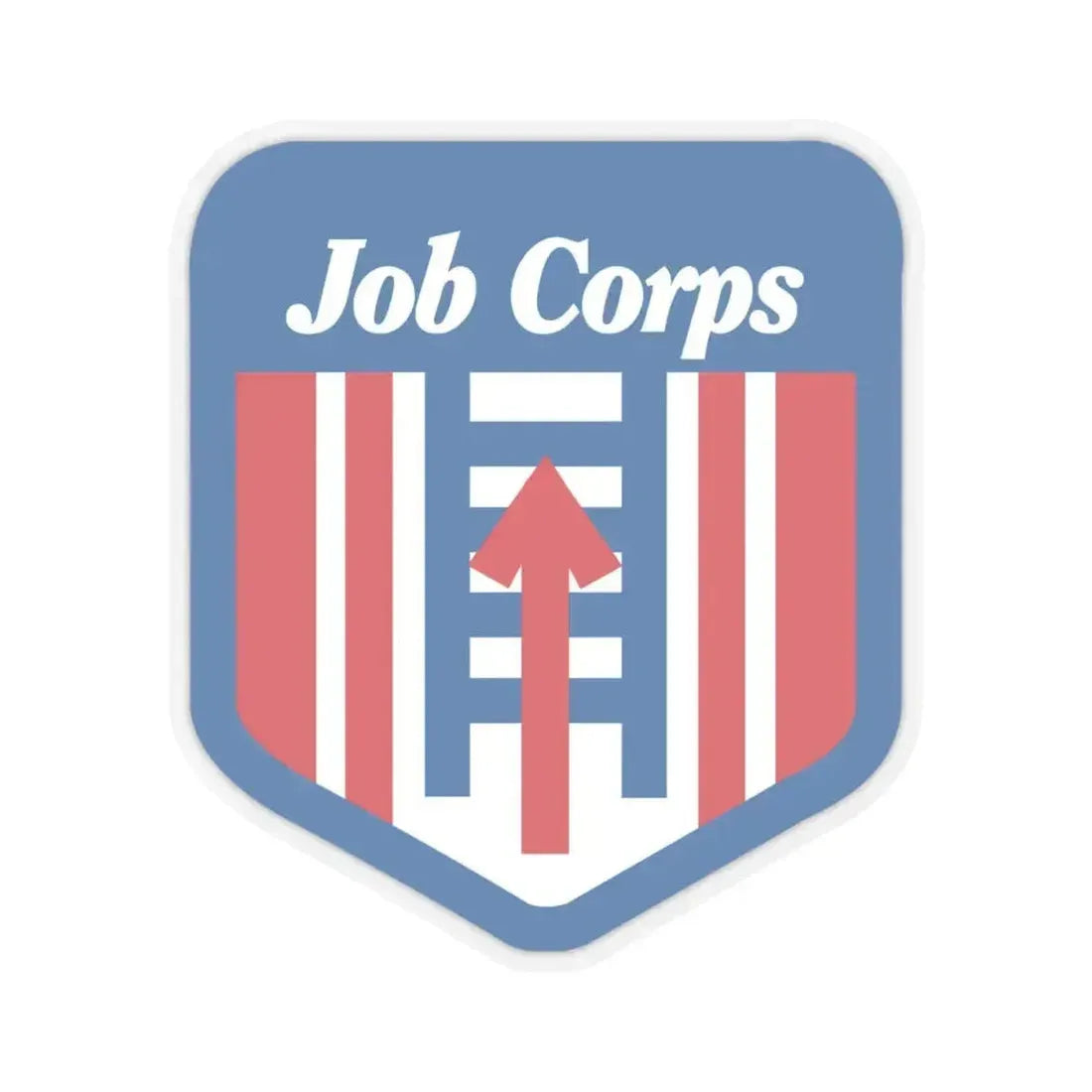 Job Corps - STICKER Vinyl Kiss-Cut Decal 4 Inch Transparent - The Sticker Space