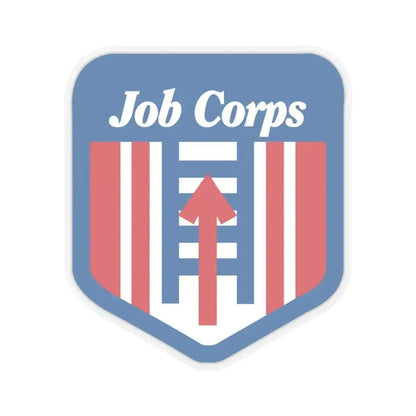 Job Corps - STICKER Vinyl Kiss-Cut Decal 4 Inch Transparent - The Sticker Space