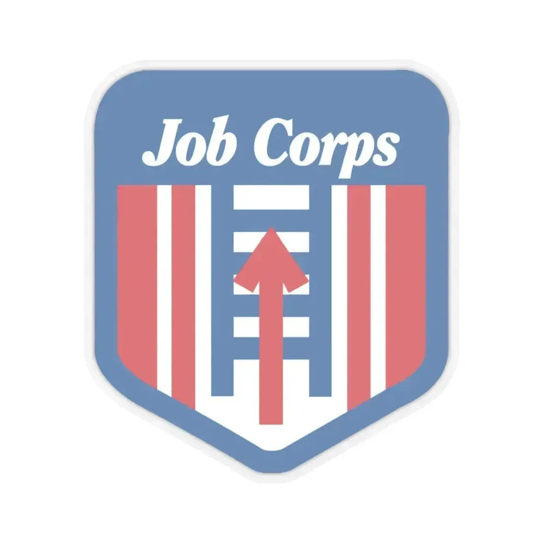 Job Corps - STICKER Vinyl Kiss-Cut Decal 6 Inch Transparent - The Sticker Space