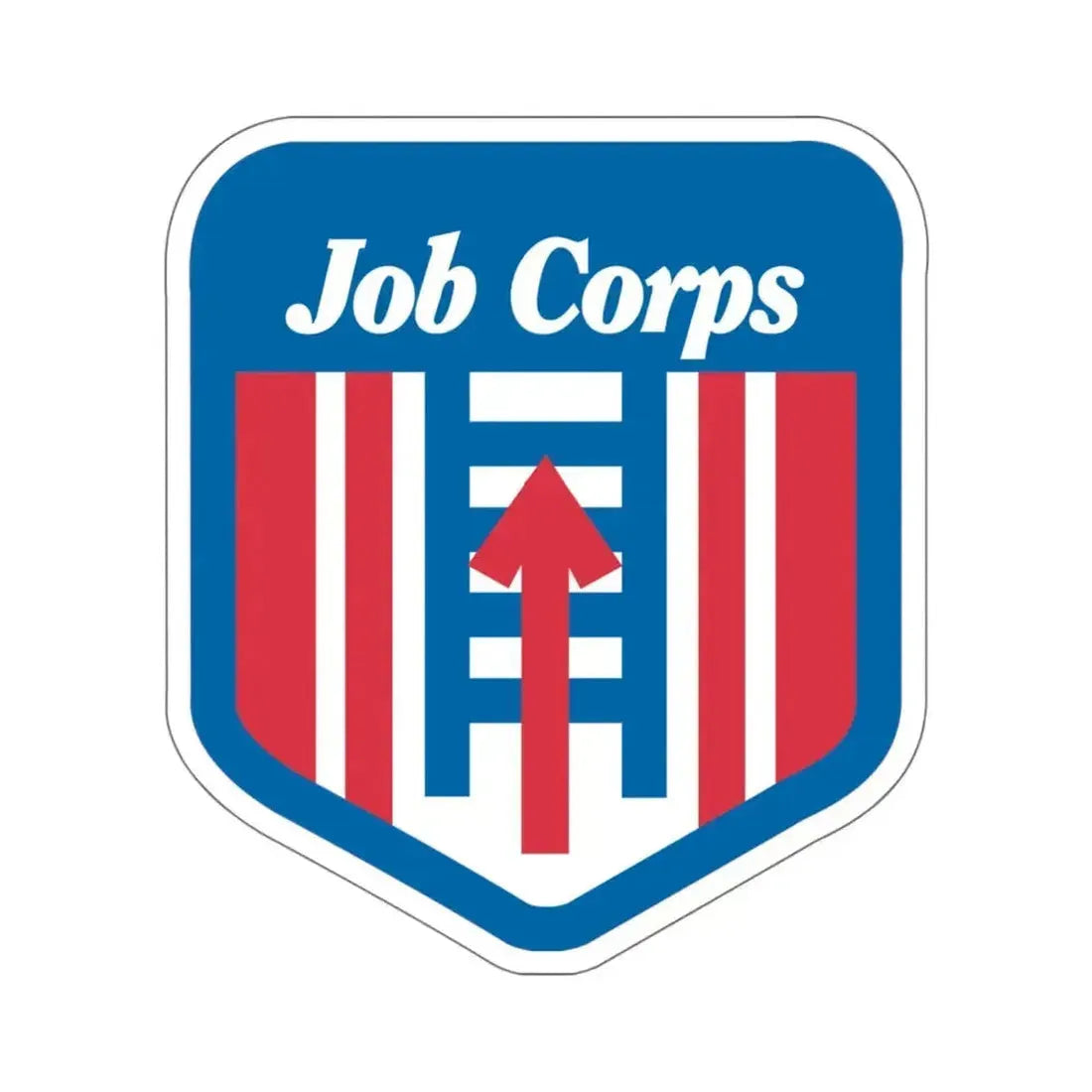 Job Corps - STICKER Vinyl Kiss-Cut Decal 6 Inch White - The Sticker Space
