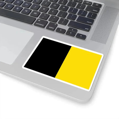 Jodoigne flag (Belgium) STICKER Vinyl Kiss-Cut Decal - The Sticker Space