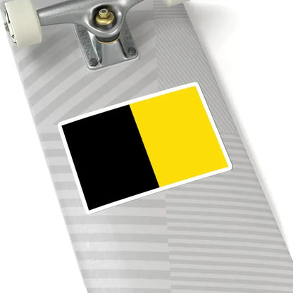 Jodoigne flag (Belgium) STICKER Vinyl Kiss-Cut Decal - The Sticker Space