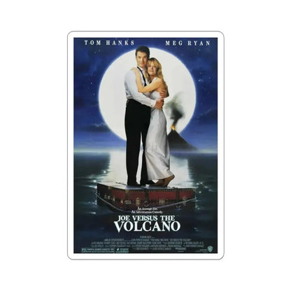 Joe Versus the Volcano 1990 Movie Poster - STICKER Vinyl Kiss-Cut Decal 3 Inch White - The Sticker Space
