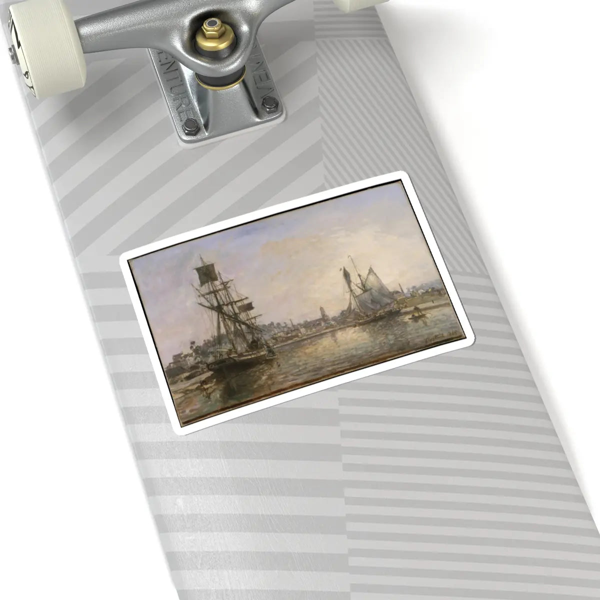 SKU:TSS-STICK-JHNBRT-6X6-1N1SQ Sizes:6" × 6" Types:White