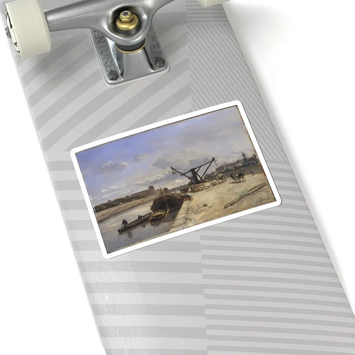 SKU:TSS-STICK-JHNBRT-6X6-3 Sizes:6" × 6" Types:White