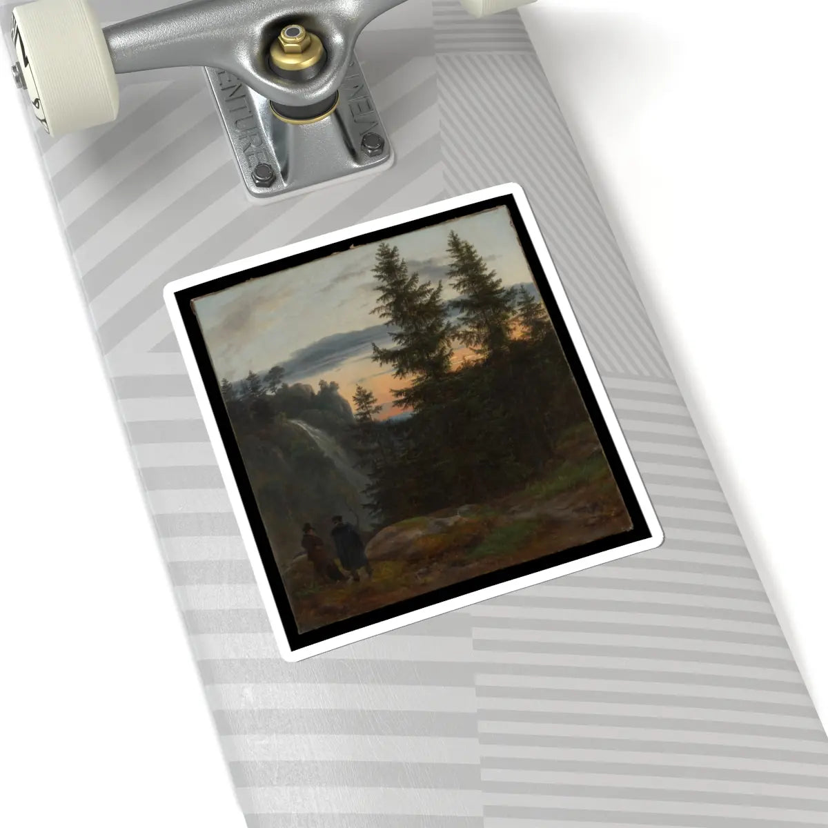 SKU:TSS-STICK-JHNCHR-6X6-3 Sizes:6" × 6" Types:White