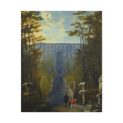 Johann Wilhelm Baur (1607-1641) Tivoli, a View of the Villa D'Este and the Gardens - Canvas Wall Art 24″ x 30″ 1.25" - The Sticker Space
