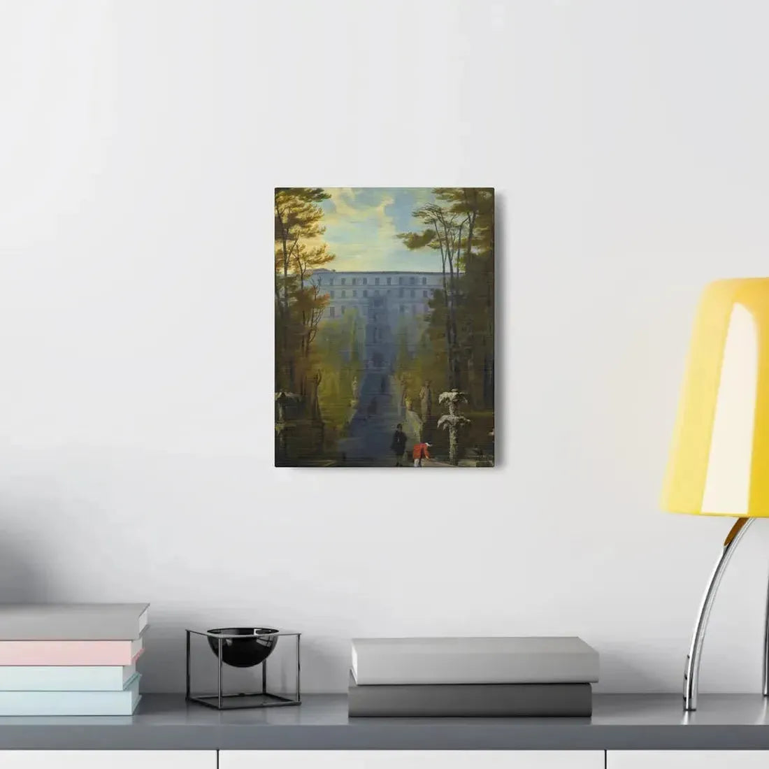 Johann Wilhelm Baur (1607-1641) Tivoli, a View of the Villa D'Este and the Gardens - Canvas Wall Art - The Sticker Space