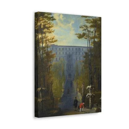 Johann Wilhelm Baur (1607-1641) Tivoli, a View of the Villa D'Este and the Gardens - Canvas Wall Art - The Sticker Space