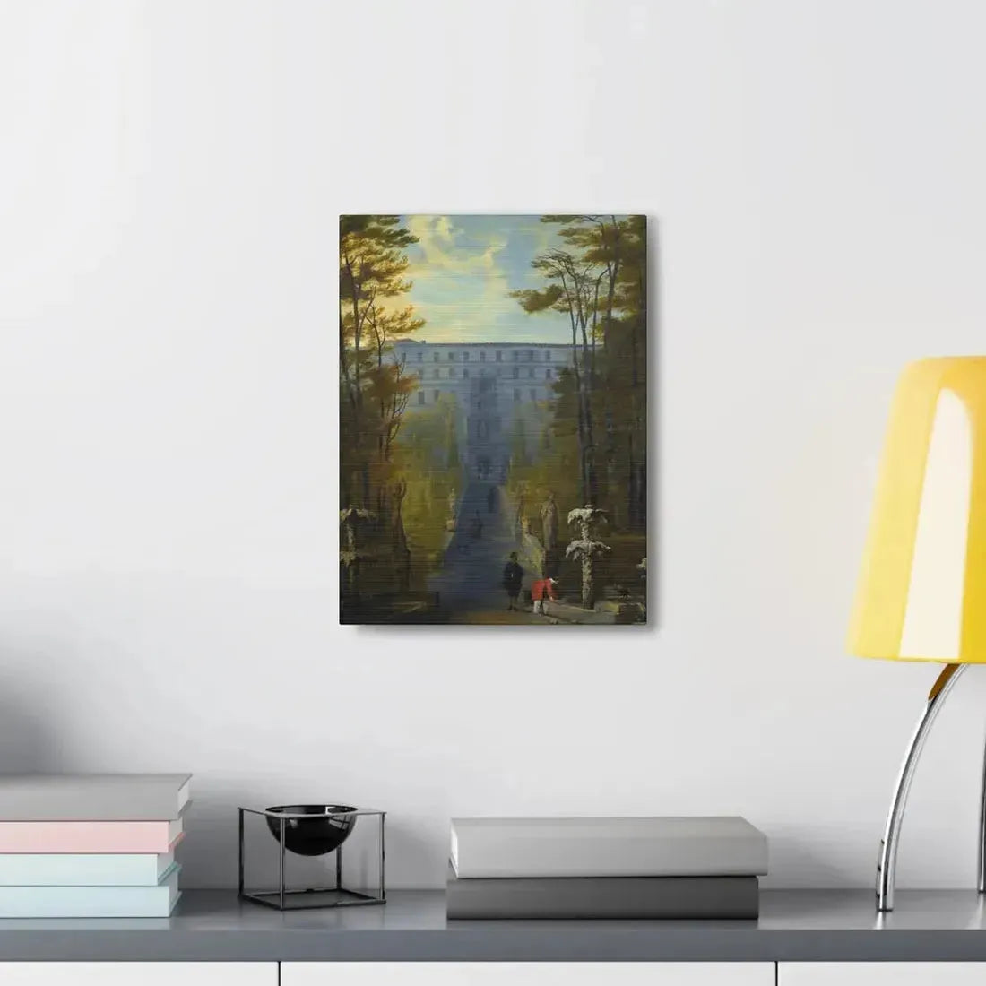 Johann Wilhelm Baur (1607-1641) Tivoli, a View of the Villa D'Este and the Gardens - Canvas Wall Art - The Sticker Space