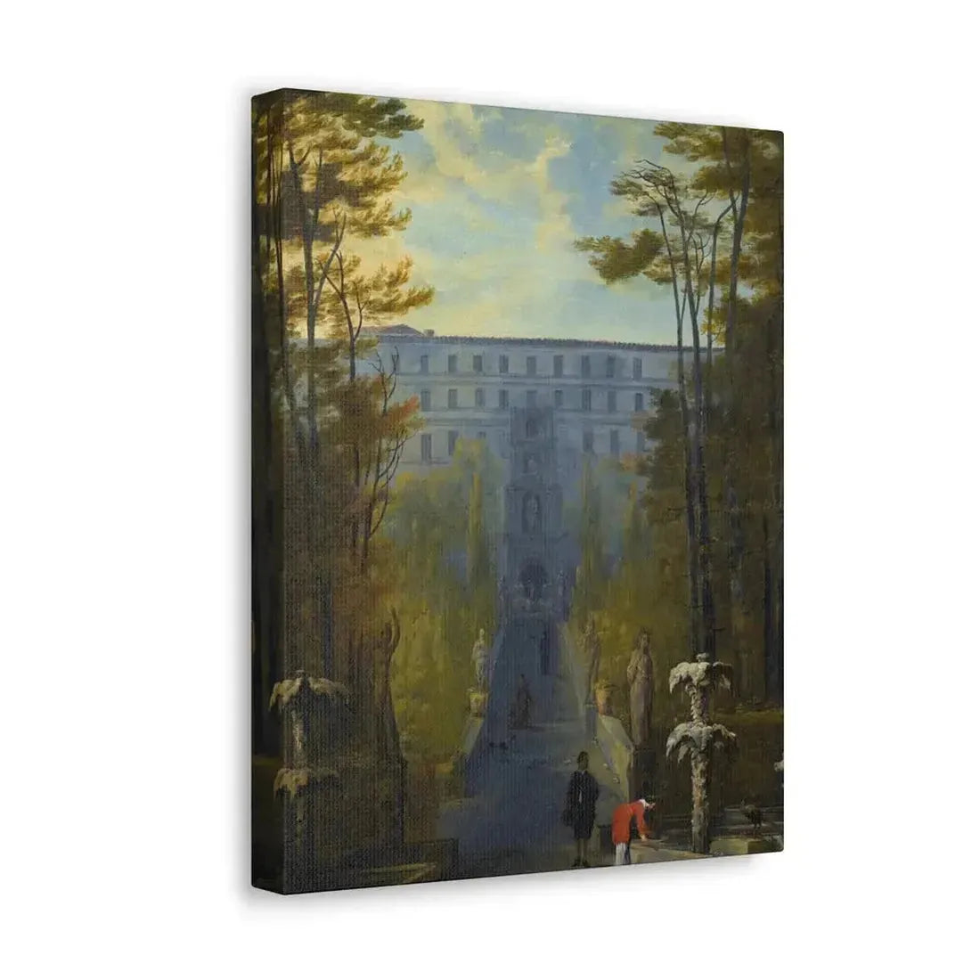 Johann Wilhelm Baur (1607-1641) Tivoli, a View of the Villa D'Este and the Gardens - Canvas Wall Art - The Sticker Space