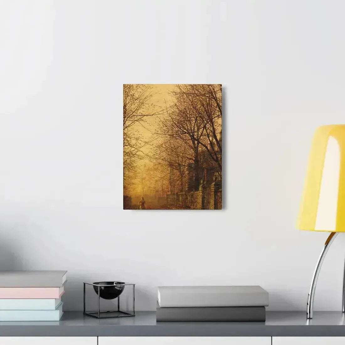 John Atkinson Grimshaw (1836-1893) A Golden Beam - Canvas Wall Art - The Sticker Space