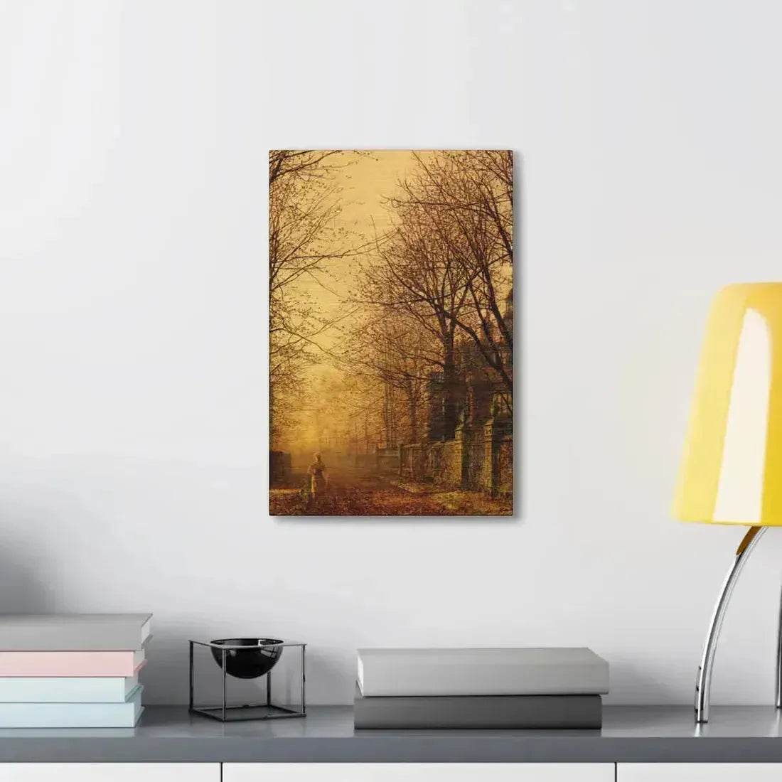 John Atkinson Grimshaw (1836-1893) A Golden Beam - Canvas Wall Art - The Sticker Space