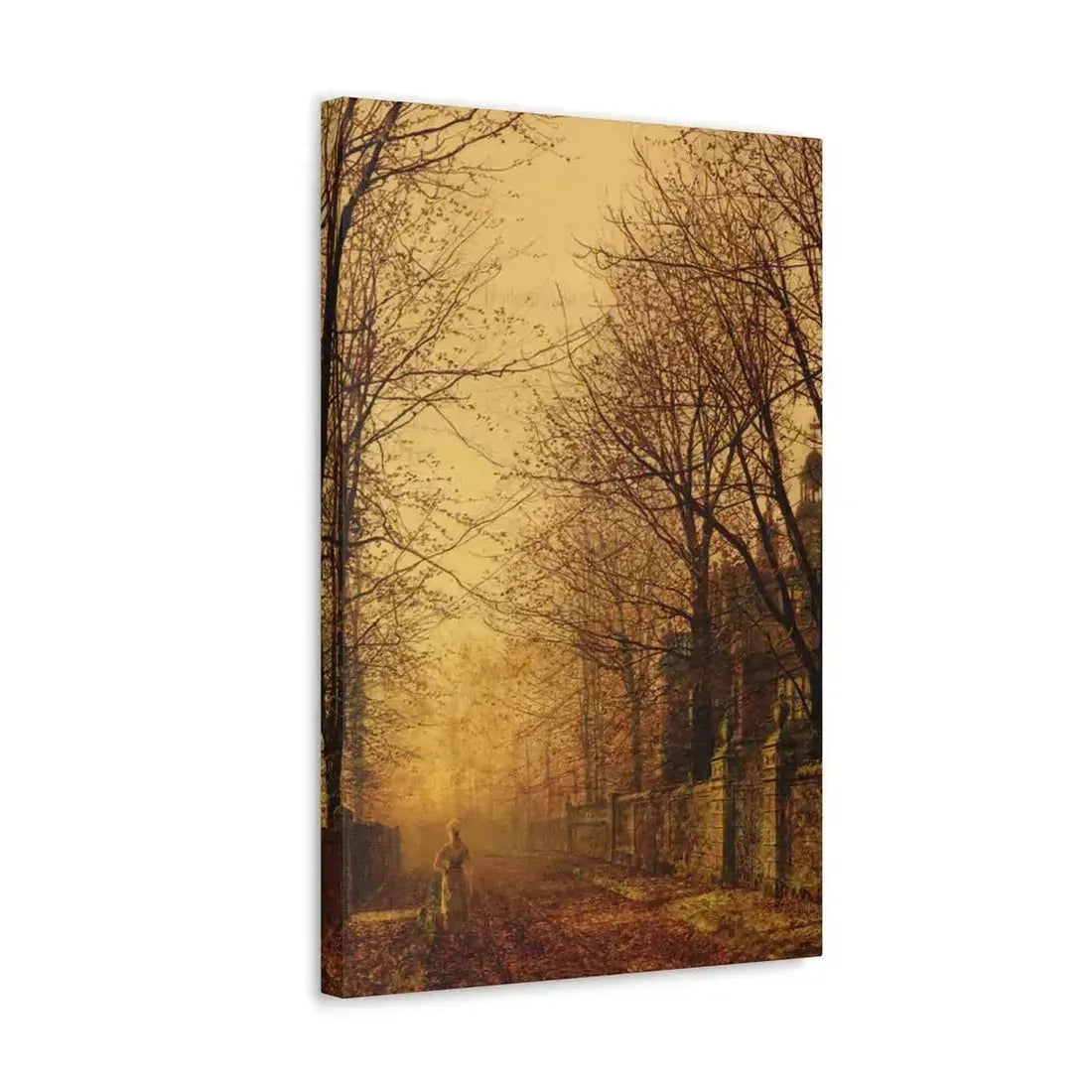 John Atkinson Grimshaw (1836-1893) A Golden Beam - Canvas Wall Art - The Sticker Space