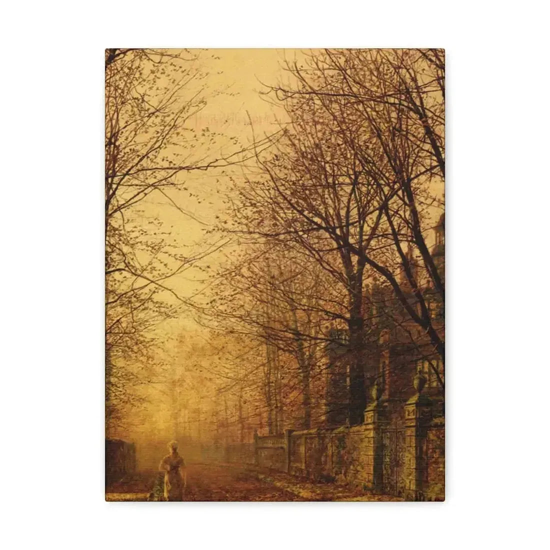 John Atkinson Grimshaw (1836-1893) A Golden Beam - Canvas Wall Art - The Sticker Space