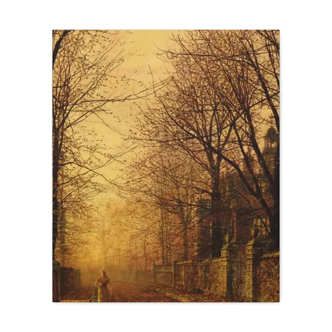 John Atkinson Grimshaw (1836-1893) A Golden Beam - Canvas Wall Art - The Sticker Space