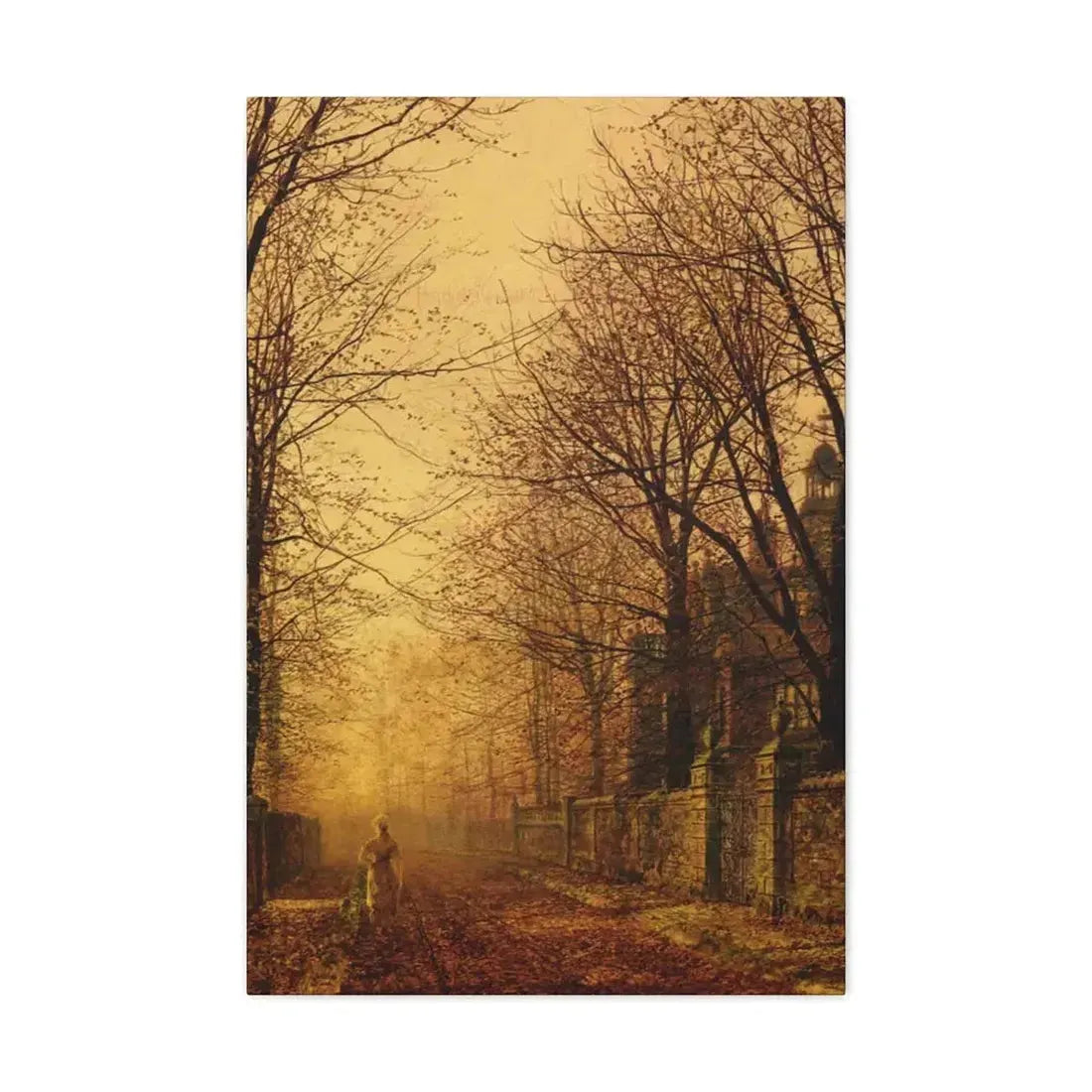 John Atkinson Grimshaw (1836-1893) A Golden Beam - Canvas Wall Art - The Sticker Space