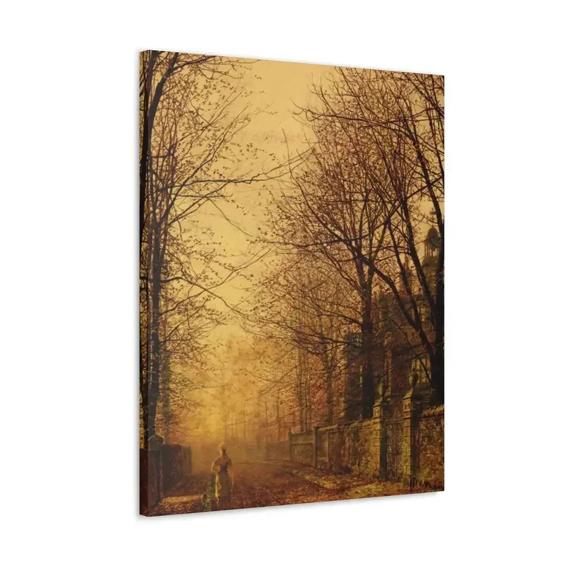 John Atkinson Grimshaw (1836-1893) A Golden Beam - Canvas Wall Art - The Sticker Space