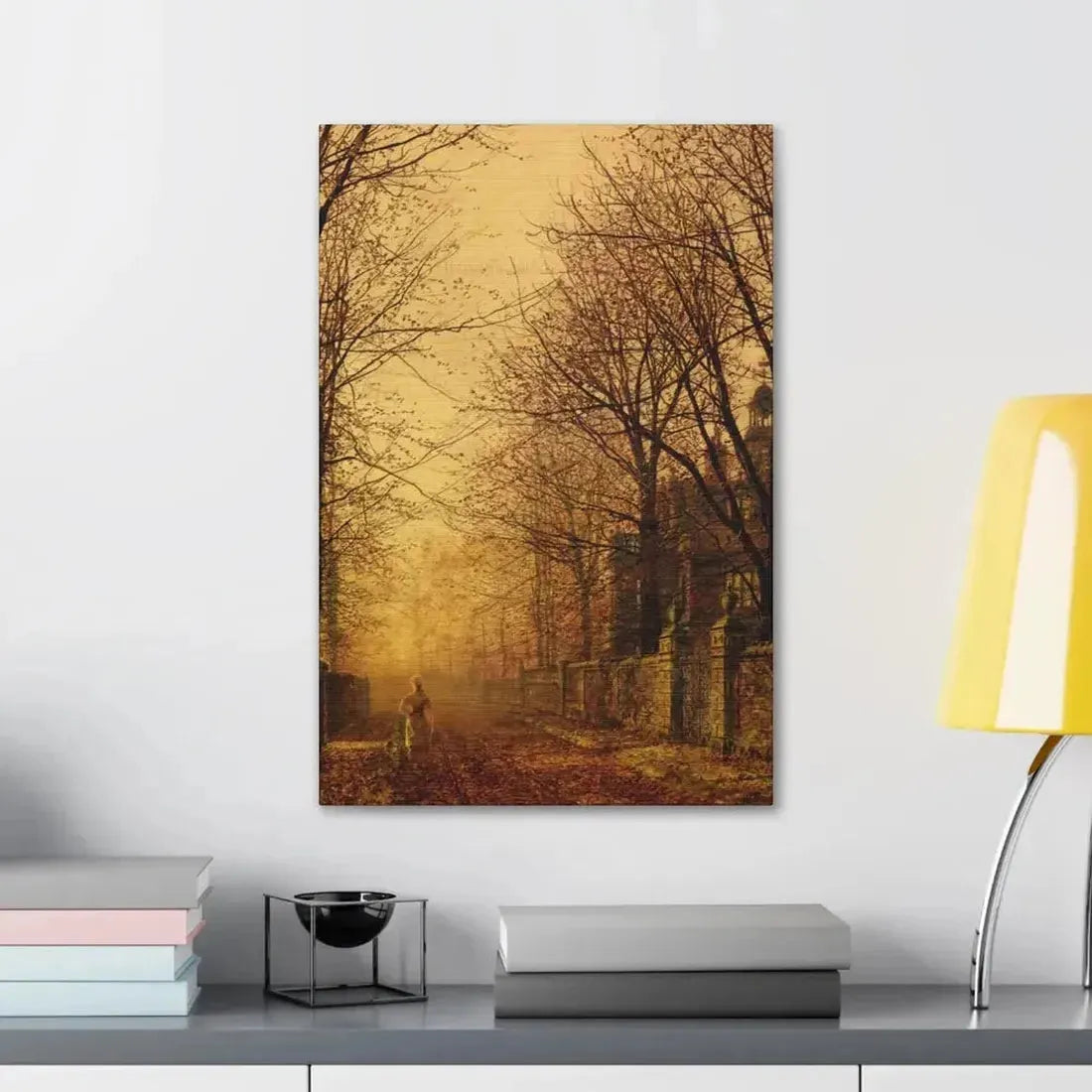 John Atkinson Grimshaw (1836-1893) A Golden Beam - Canvas Wall Art - The Sticker Space