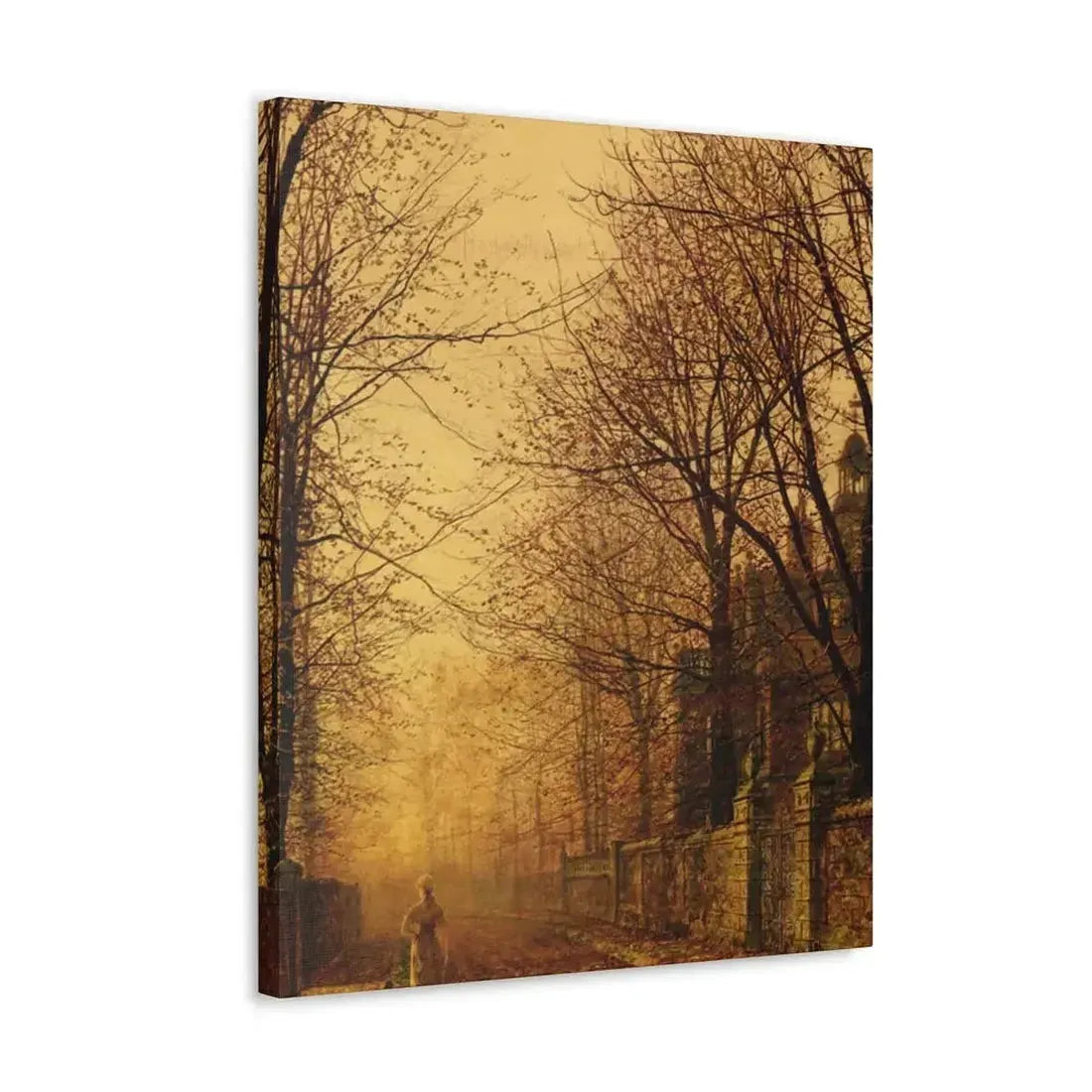 John Atkinson Grimshaw (1836-1893) A Golden Beam - Canvas Wall Art - The Sticker Space