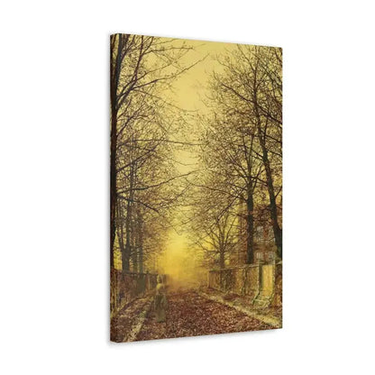 John Atkinson Grimshaw (1836-1893) A Golden Country Road - Canvas Wall Art - The Sticker Space