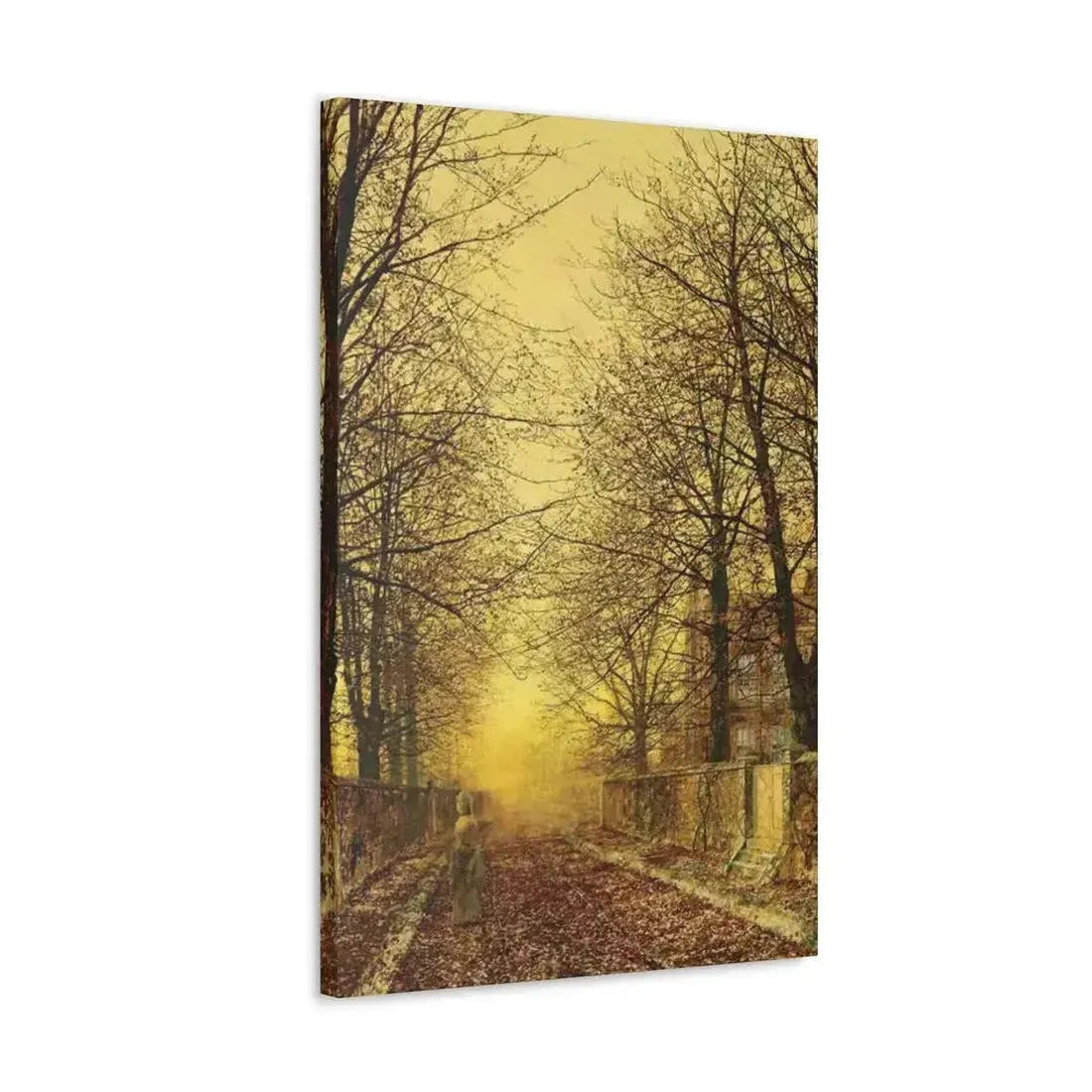 John Atkinson Grimshaw (1836-1893) A Golden Country Road - Canvas Wall Art - The Sticker Space