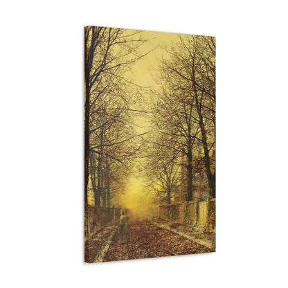 John Atkinson Grimshaw (1836-1893) A Golden Country Road - Canvas Wall Art - The Sticker Space