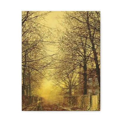 John Atkinson Grimshaw (1836-1893) A Golden Country Road - Canvas Wall Art - The Sticker Space
