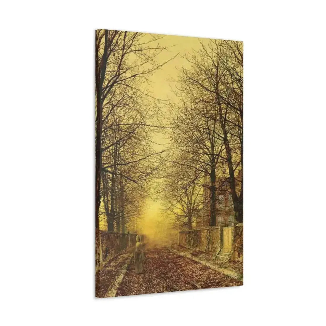 John Atkinson Grimshaw (1836-1893) A Golden Country Road - Canvas Wall Art - The Sticker Space