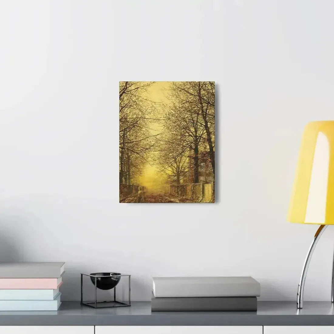 John Atkinson Grimshaw (1836-1893) A Golden Country Road - Canvas Wall Art - The Sticker Space