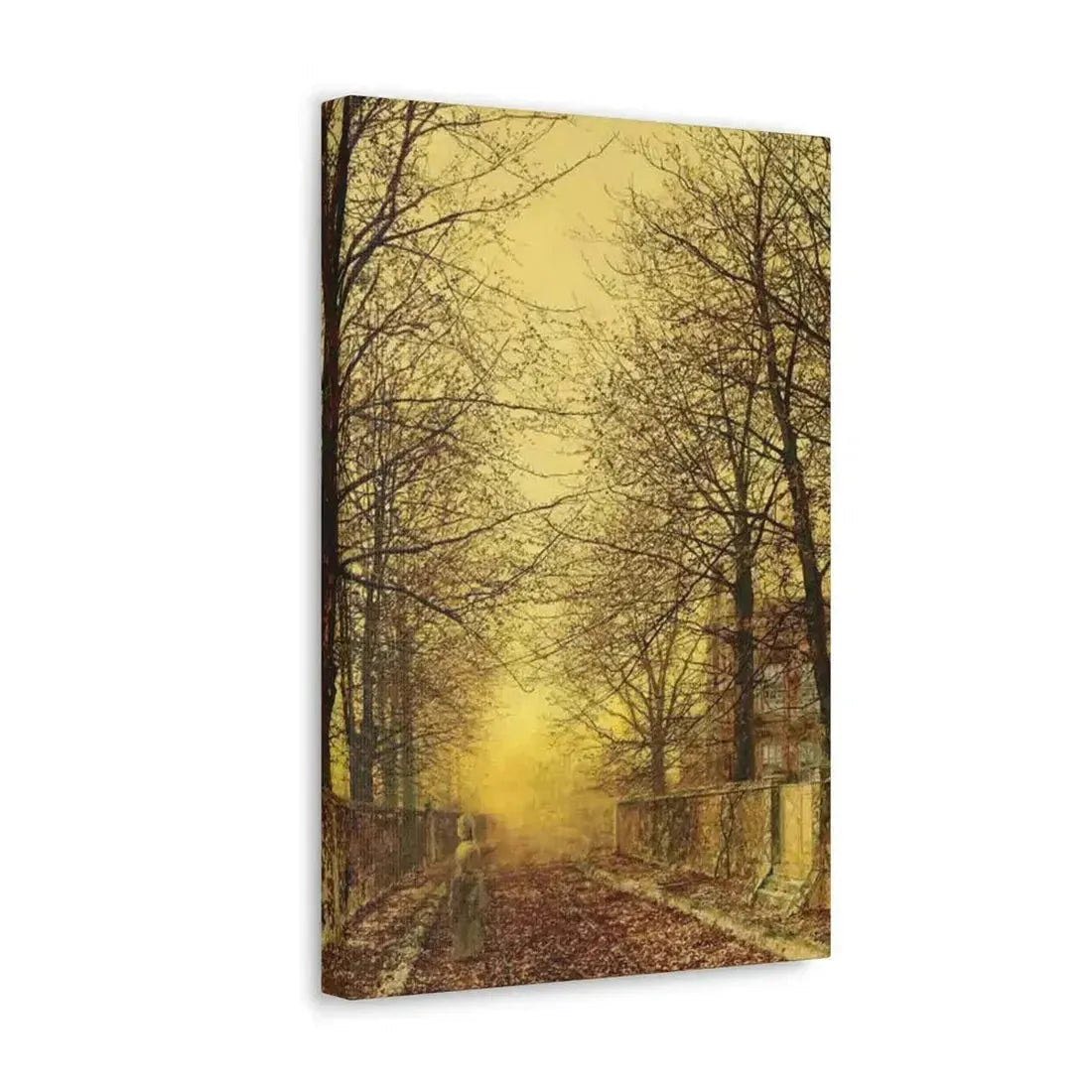 John Atkinson Grimshaw (1836-1893) A Golden Country Road - Canvas Wall Art - The Sticker Space