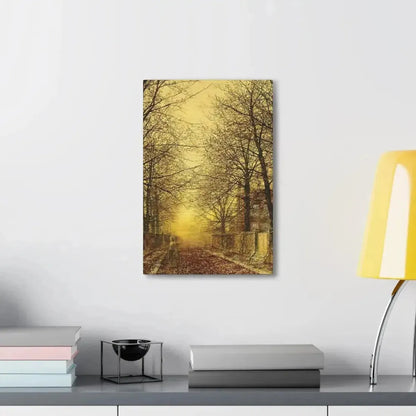 John Atkinson Grimshaw (1836-1893) A Golden Country Road - Canvas Wall Art - The Sticker Space