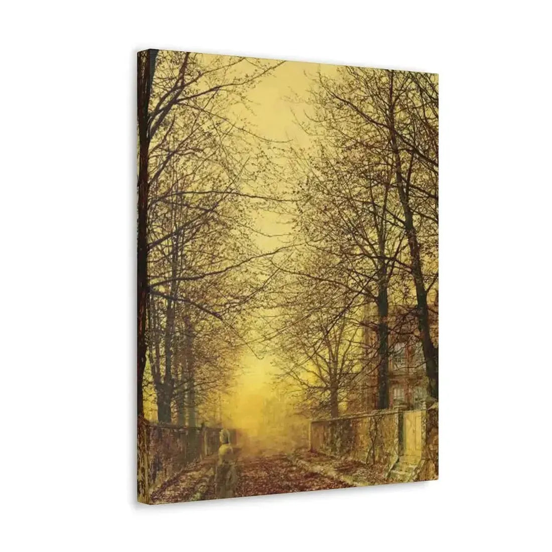 John Atkinson Grimshaw (1836-1893) A Golden Country Road - Canvas Wall Art - The Sticker Space